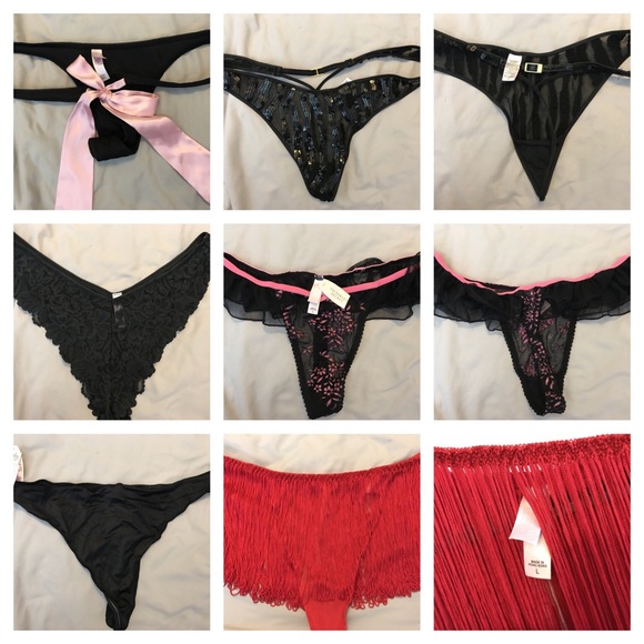 7 Victoria’s Secret thongs and tanka panties - Picture 1 of 1